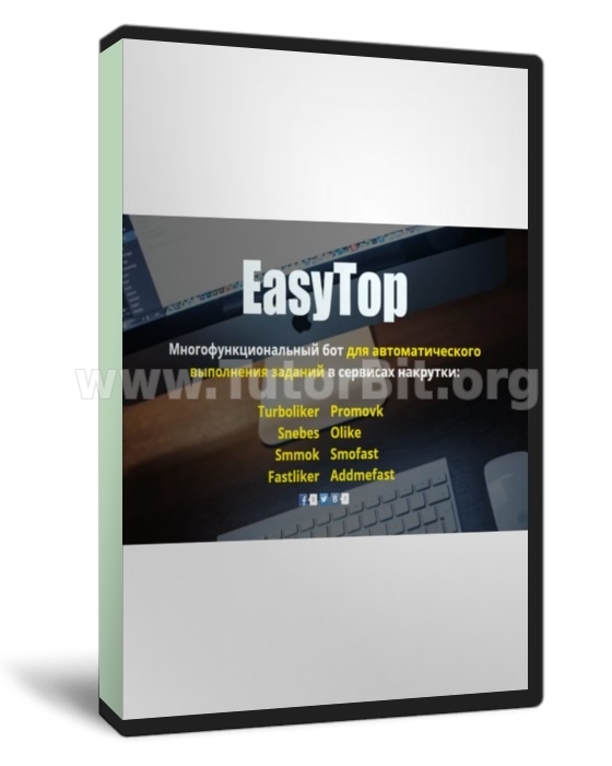 EasyTop. Программа для сервисов накрутки