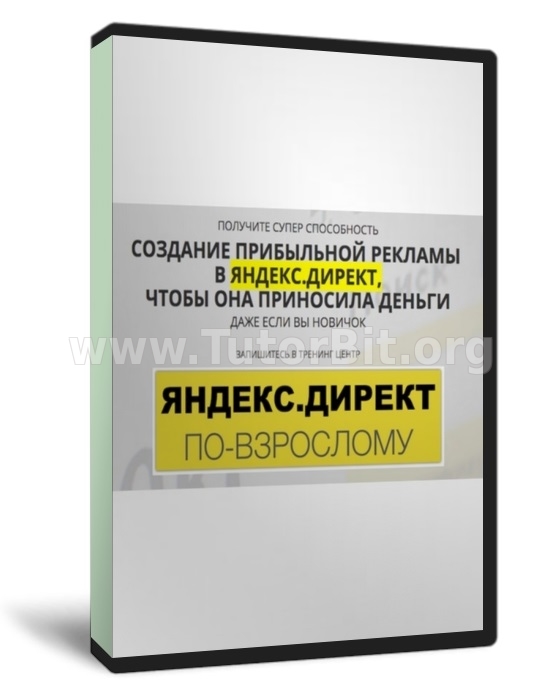 Яндекс.Директ по-взрослому