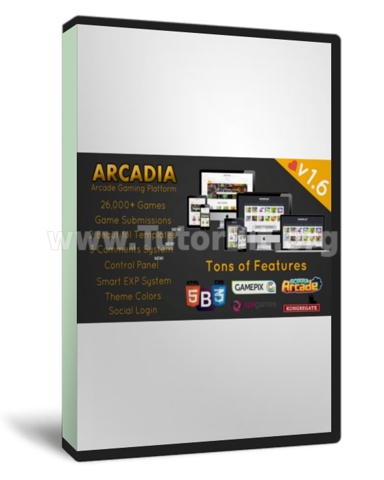 Скрипт автонаполняемого игрового портала ARCADIA V1.6.6