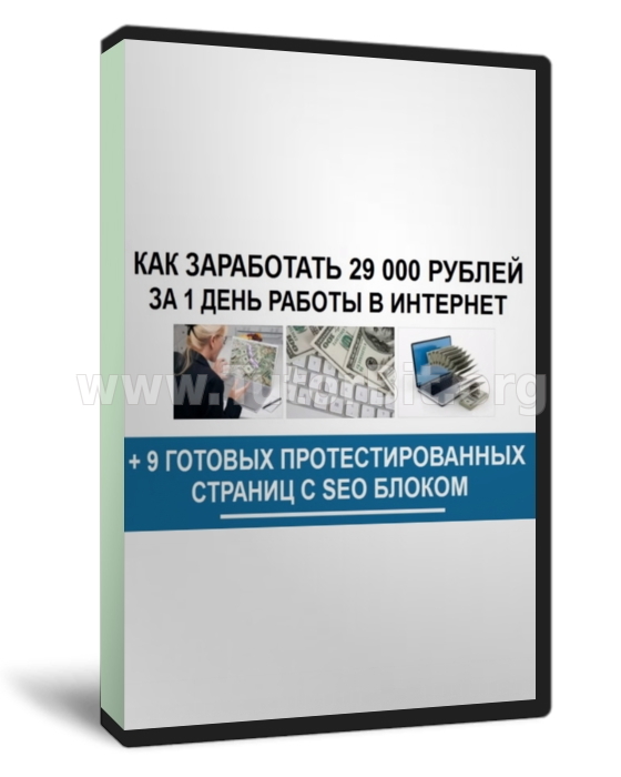 Как заработать 29 000 рублей на страницах со встроенным seo блоком